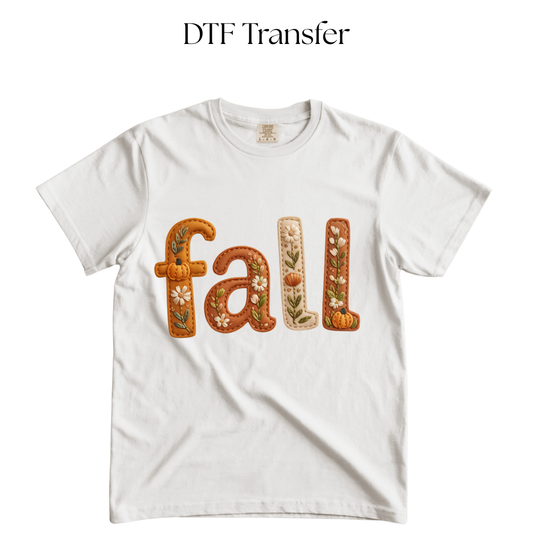 Faux Leather Fall DTF Transfer