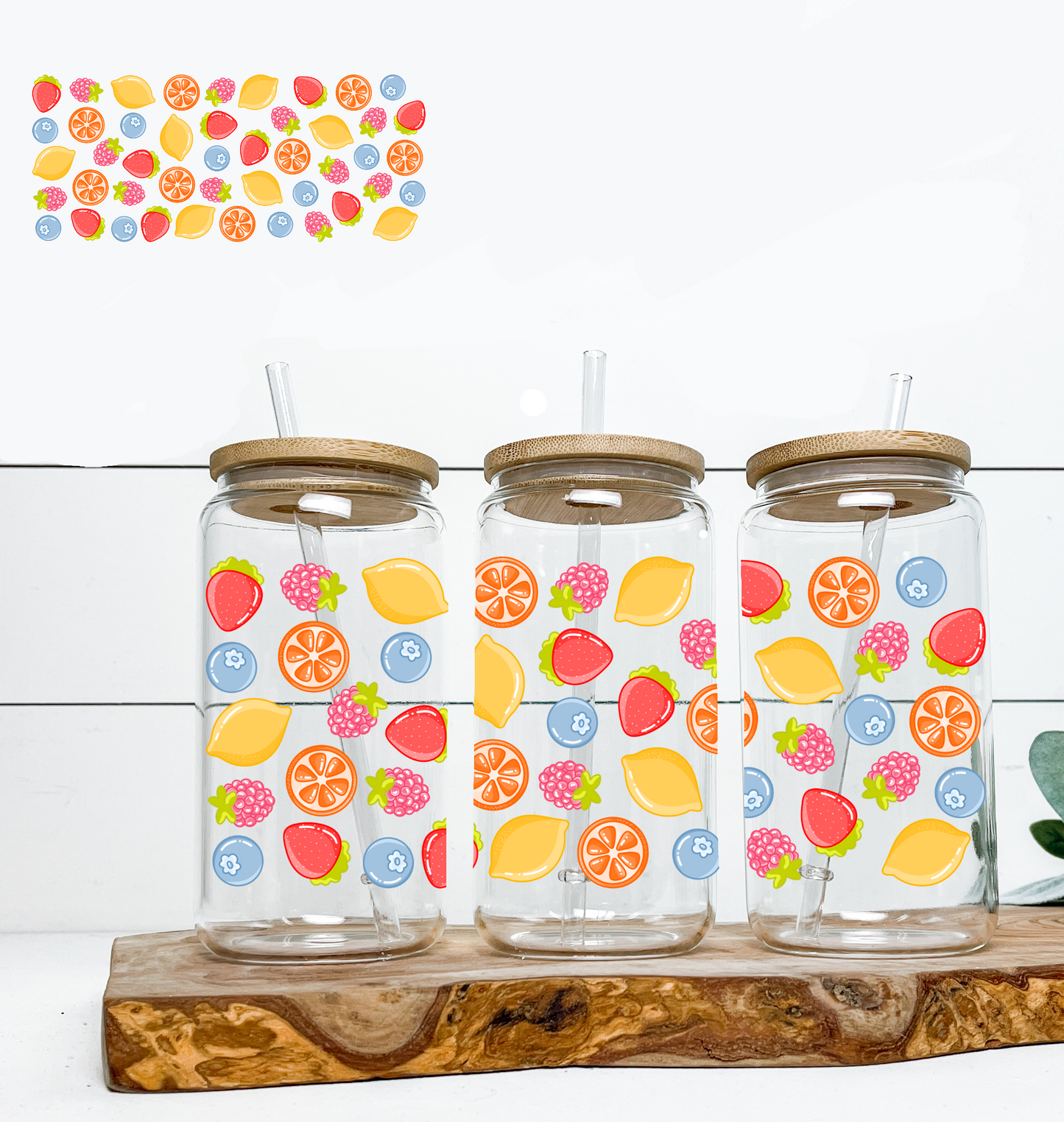 Fruits UV DTF DOUBLE SIDED