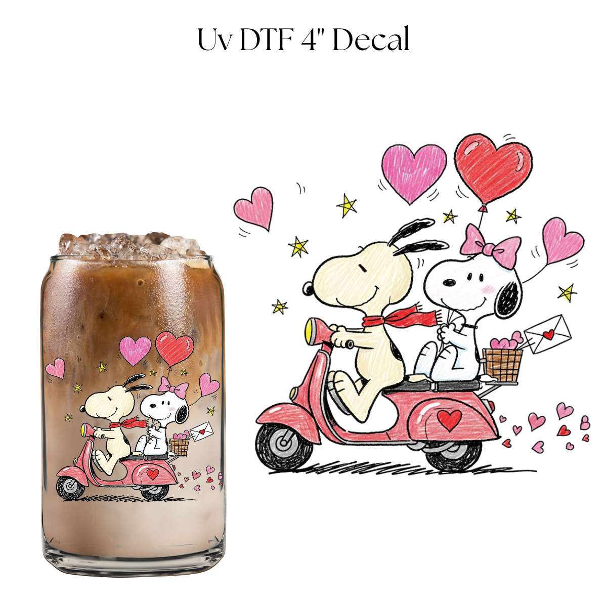 Snoop Valentine Scooter 4” UV DTF Decal