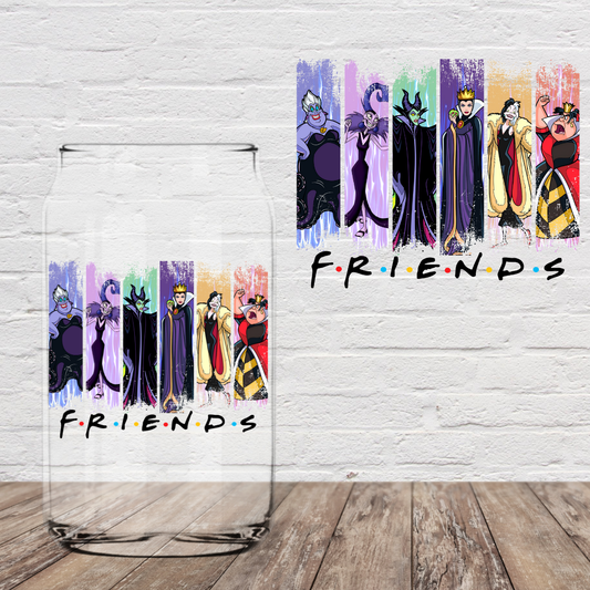 Villain Friends 4" UV DTF (print to order)
