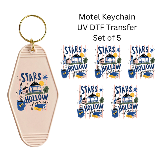 Stars H Forever Set of 5 Keychain Transfers