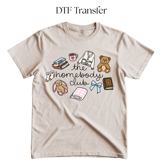 Homebody Club DTF Transfer
