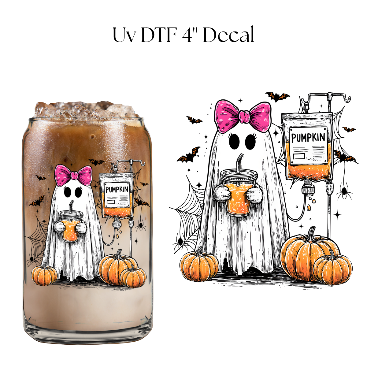 Pumpkin Juice 4” UV DTF Decal
