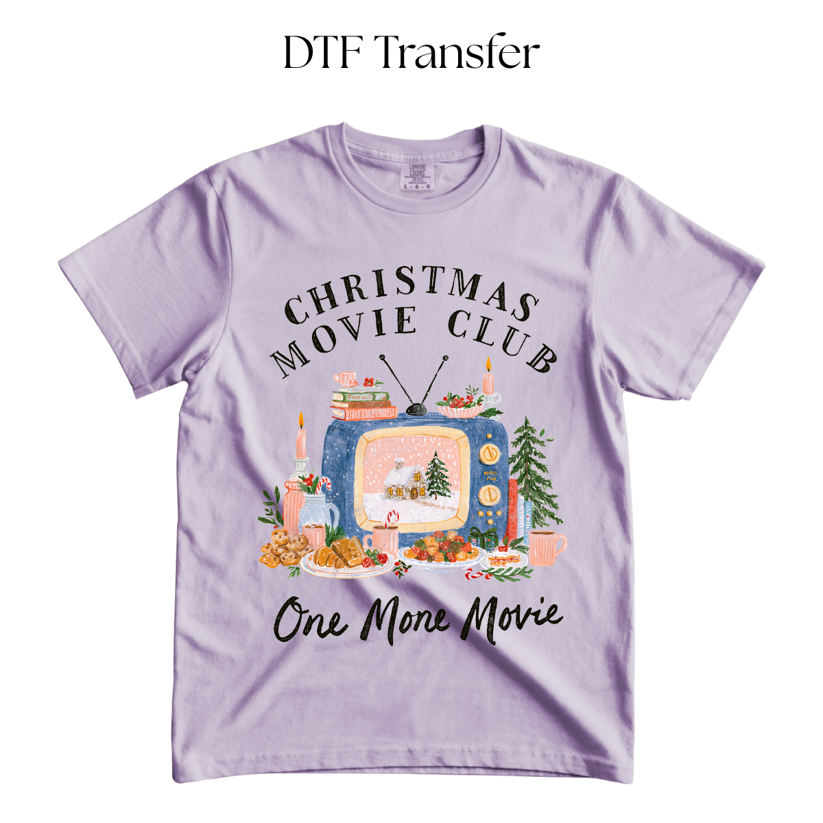 Christmas Movie Club DTF Transfer