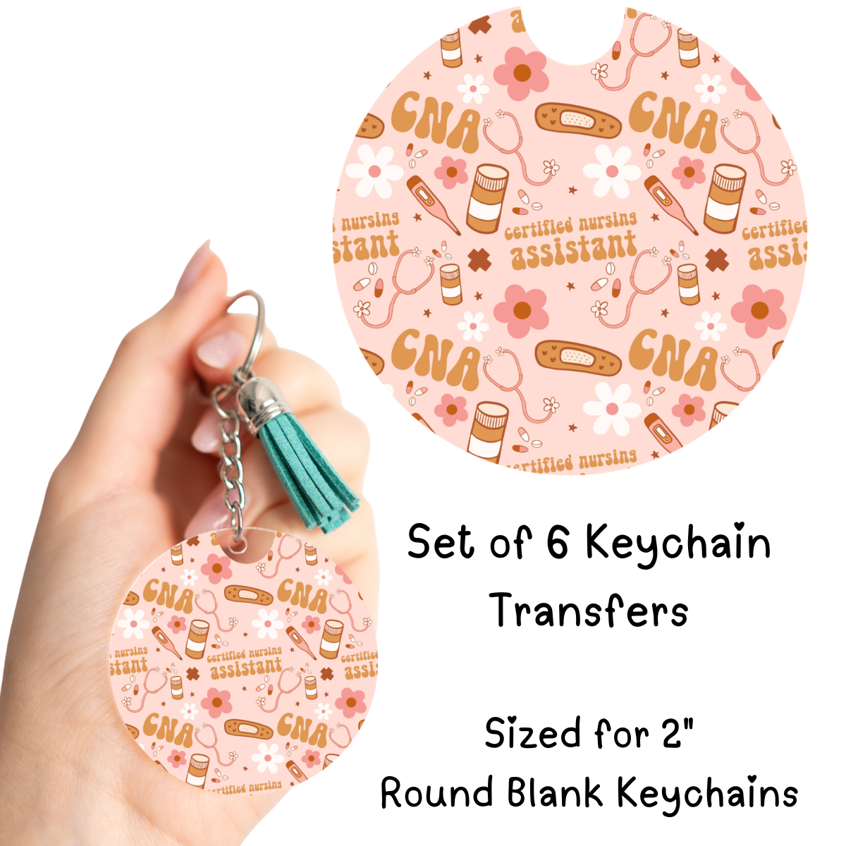 CNA Stuff Keychain Transfer Set of 6