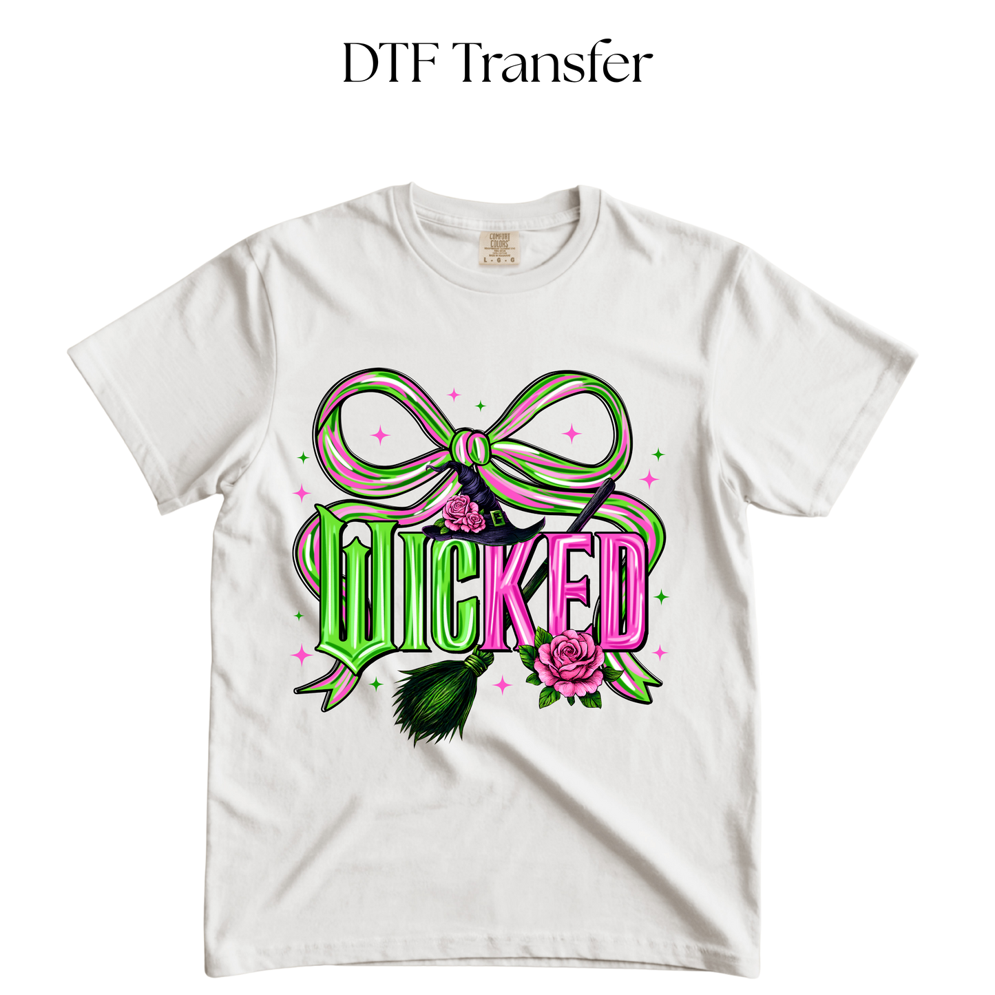 Wick Bow DTF Transfer