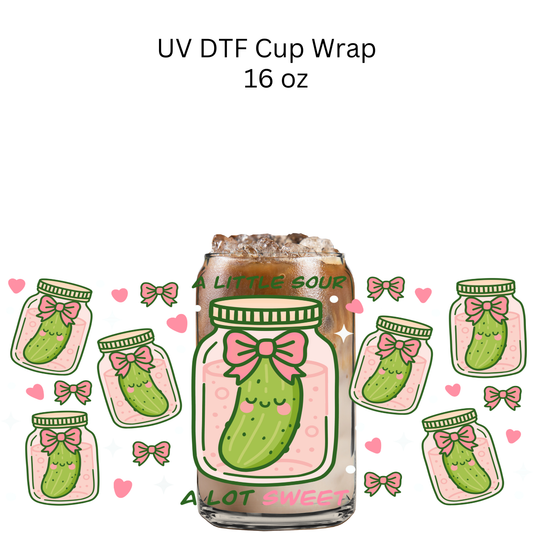 A Little Sour A Lot Sweet UV DTF Cup Wrap
