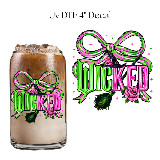 Wick Bow 4” UV DTF Decal