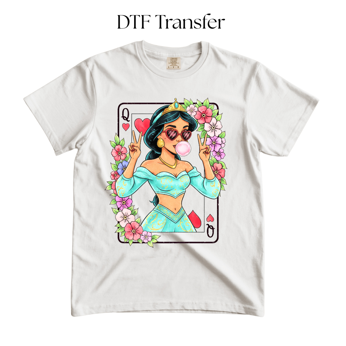Jas Princess Card DTF TRANSFER