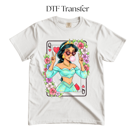 Jas Princess Card DTF TRANSFER
