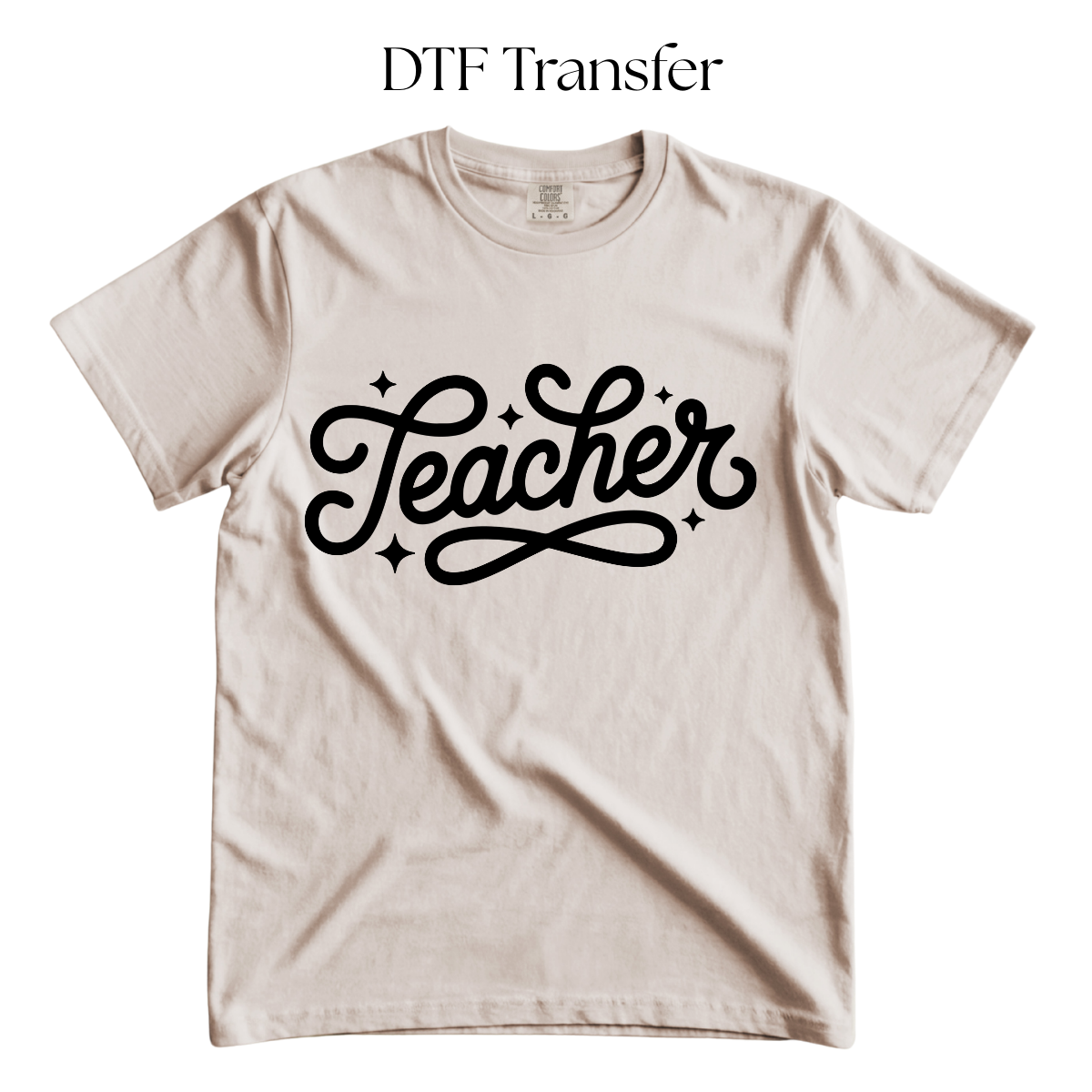 Teacher Single Color DTF Transfer