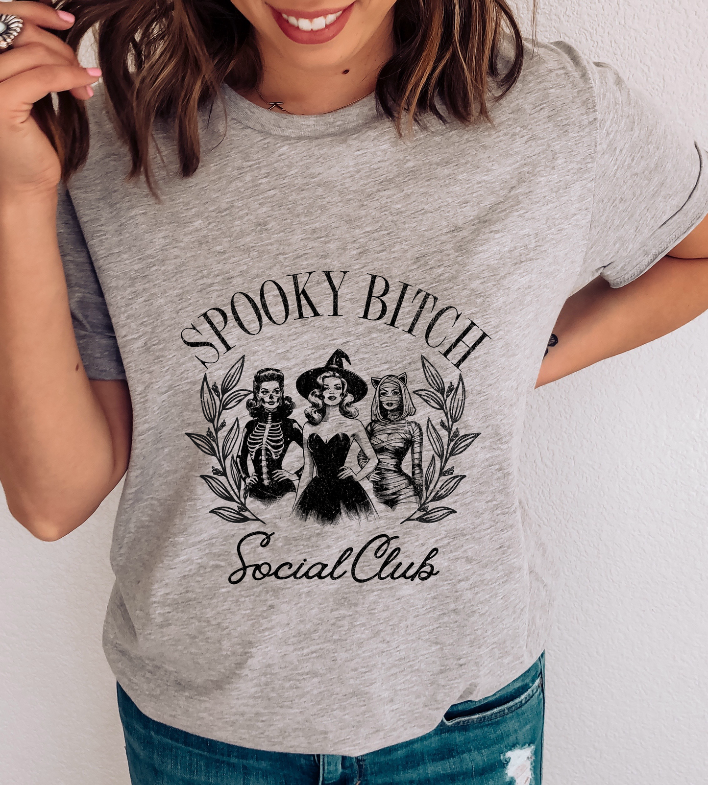 Spooky Bitch Social Club Screen Print