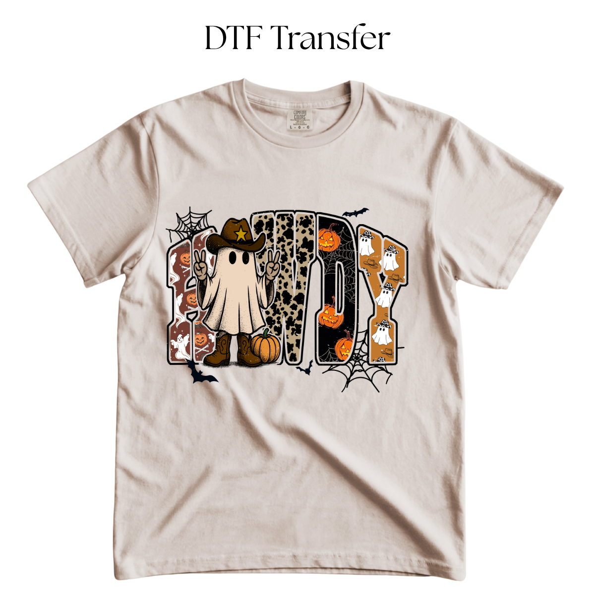 Ghostie Howdy DTF Transfer