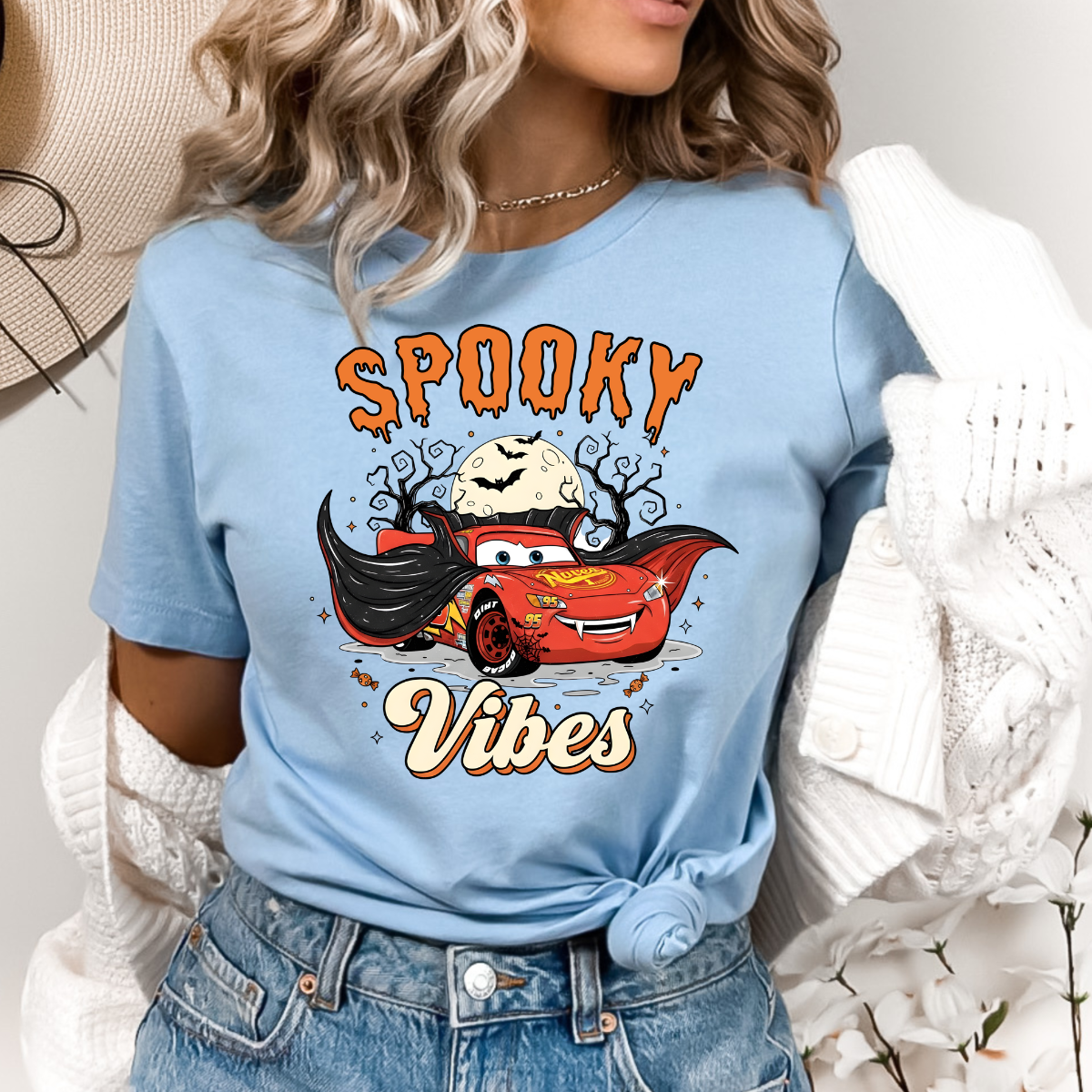 Cars Spooky Vibes DTF TRANSFER