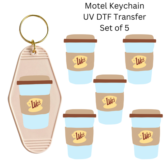 Luke Hot Coffee Set of 5 Keychain Transfers