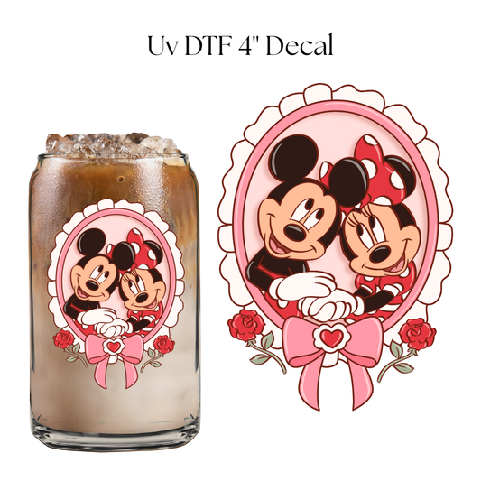 Enchanted Mouse Frame 4” UV DTF Decal