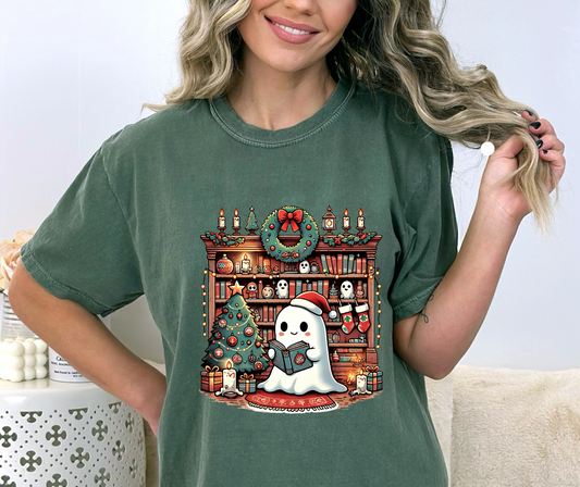 Christmas Ghost Library DTF