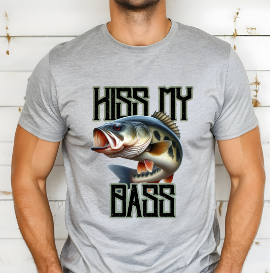 Kiss My Bass Men’s Size DTF
