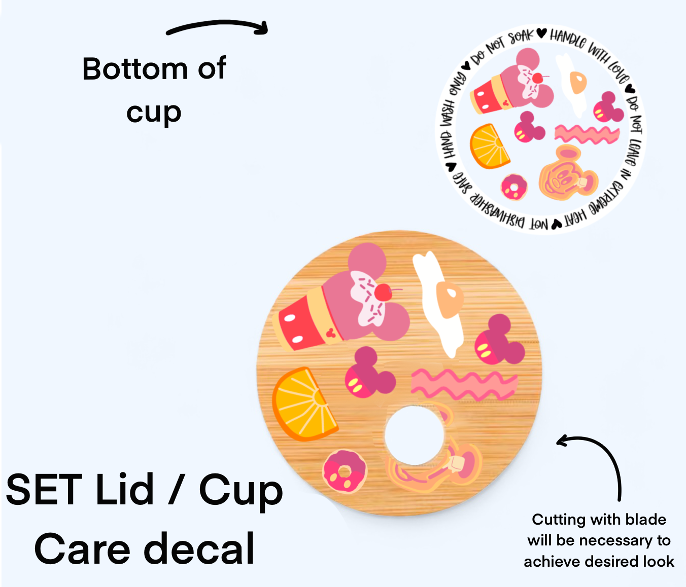 Magical Food UV Wrap / Lid DOUBLE SIDED