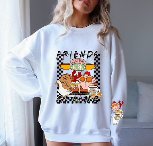 Friendsgiving DTF Transfer ADULT sleeve Set