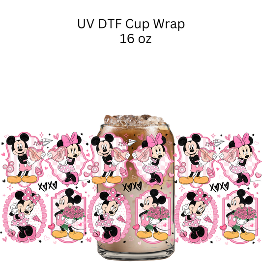 XoXo Enchanted Mouse UV DTF Cup Wrap