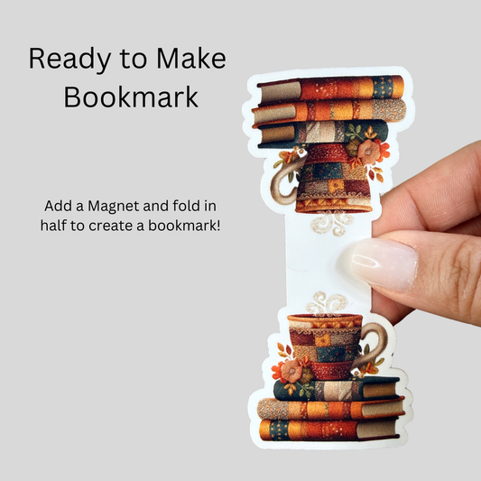Stacked Books Magnetic Bookmark DIY