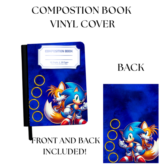 Fast Guy Composition Notebook Vinyl Cover