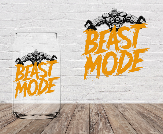 Beast Mode 4" UV DTF