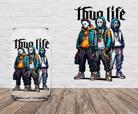 Thug Life Horror 4" UV DTF