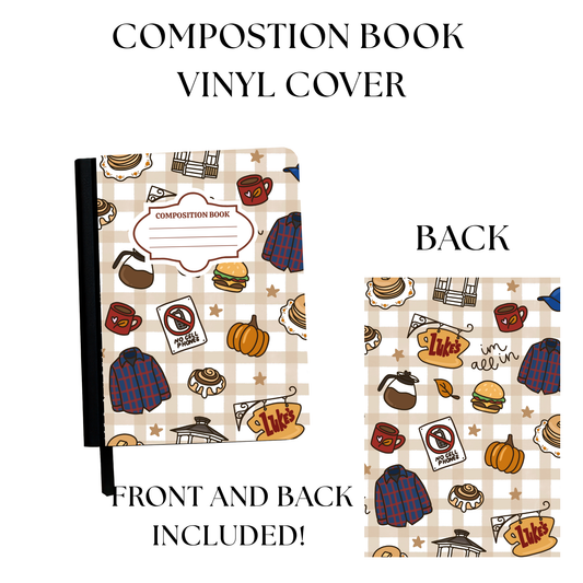 Im All In Composition Notebook Vinyl Cover