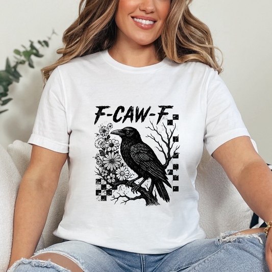 F Caw F SINGLE Color DTF Transfer