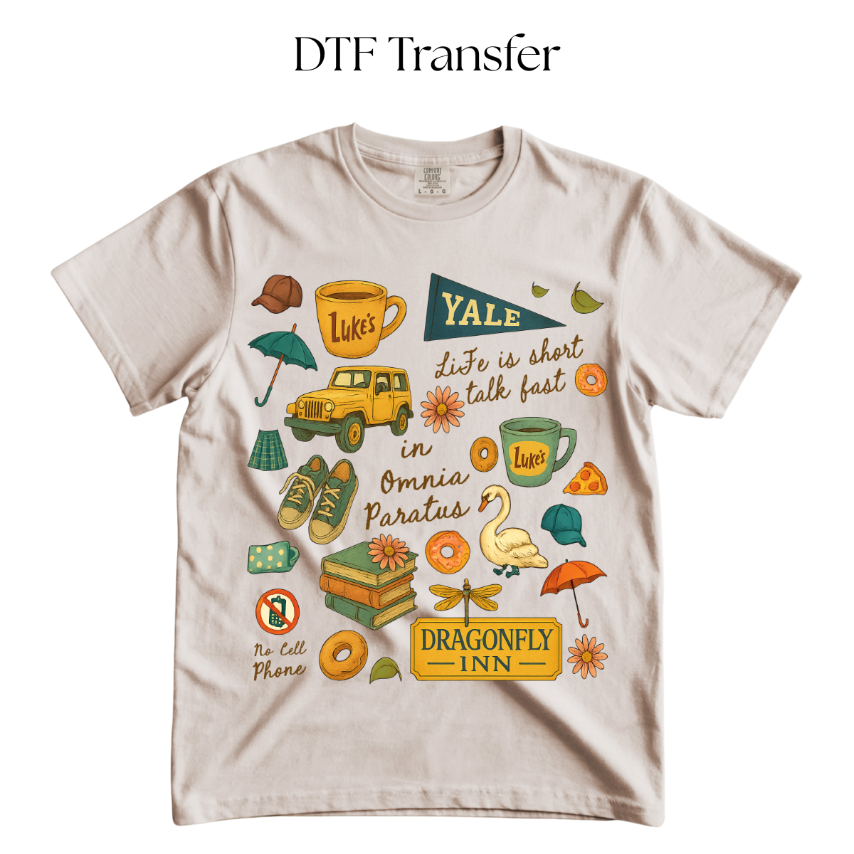 In Omnia Paratus DTF Transfer