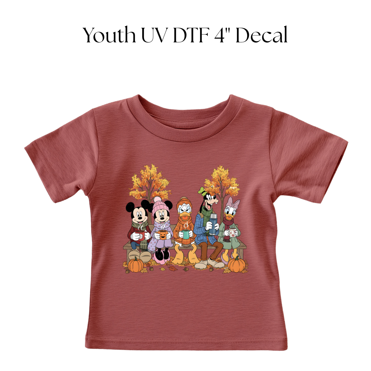YOUTH Mouse Friends Fall DTF Transfer