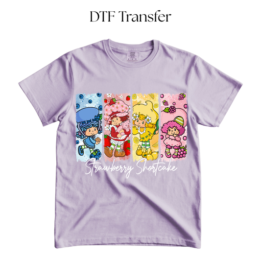 Strawberry Girl Friends DTF Transfer