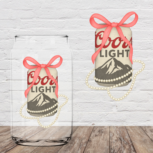 Beer Bow 4" UV DTF