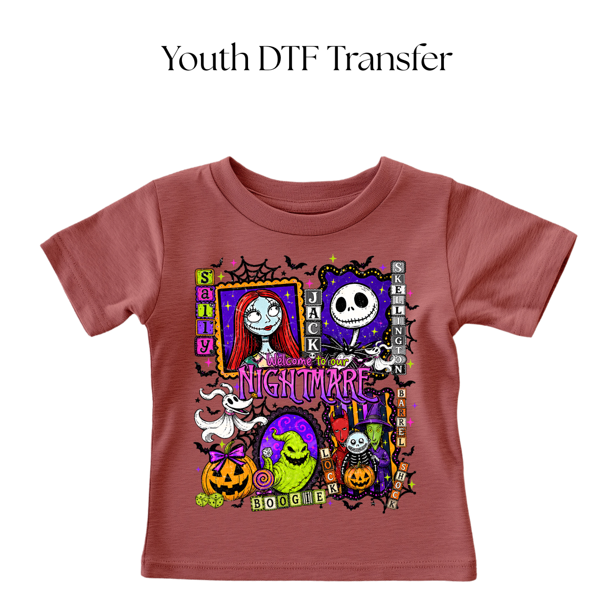 YOUTH Welcome to our Nightmare DTF Transfer