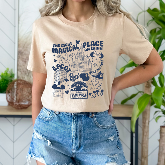 The Most Magical Place SINGLE COLOR DTF TRANSFER