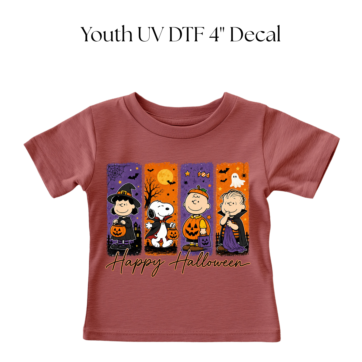 YOUTH Happy Halloween Snoop Frames DTF Transfer