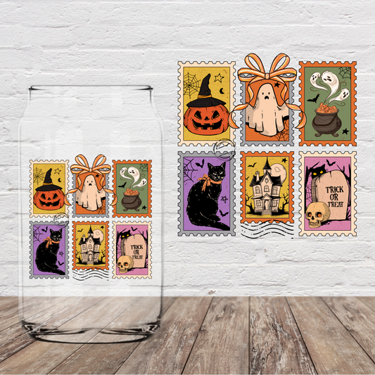 Halloween Stamps 4” UV DTF