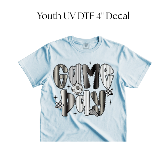 YOUTH Soccer Game Day DTF Transfer