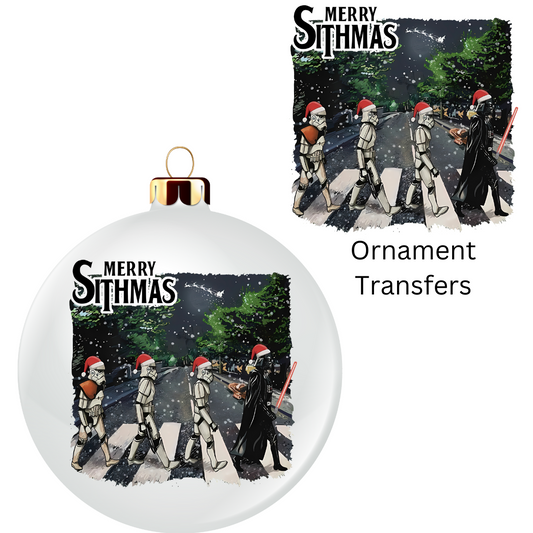 Merry Sithmas Ornament Transfer UV DTF