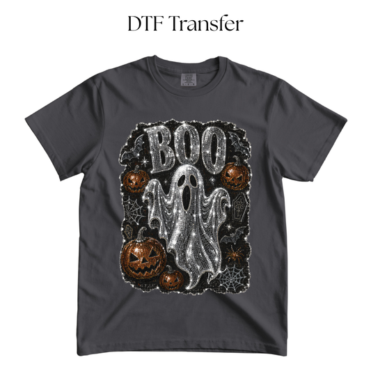 Sparkly Boo Ghost DTF Transfer