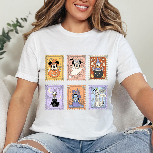 Mouse Halloween Stamps DTF TRANSFER