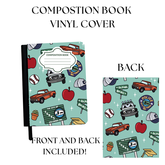 Fork Things Composition Notebook Vinyl Cover