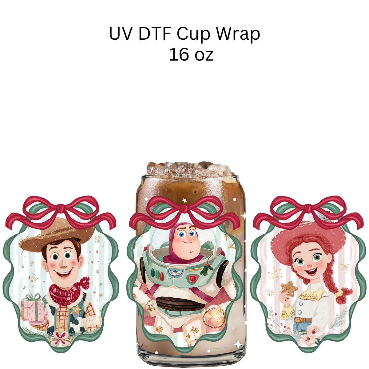 Toy Friends Frames UV DTF Cup Wrap