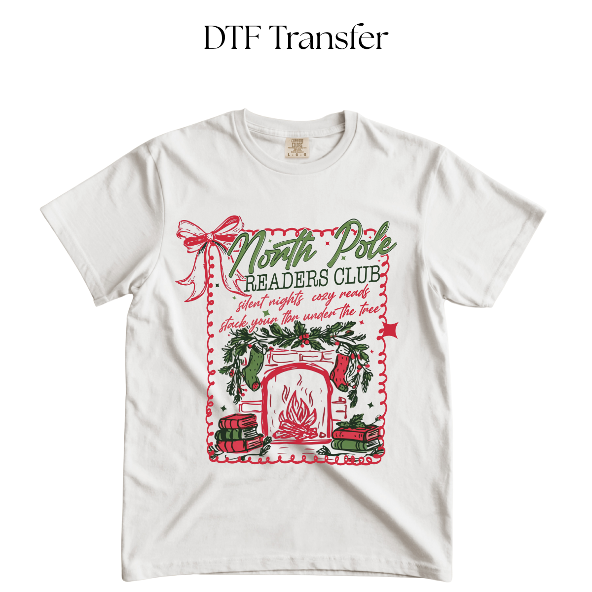 North Pole Readers Club DTF Transfer