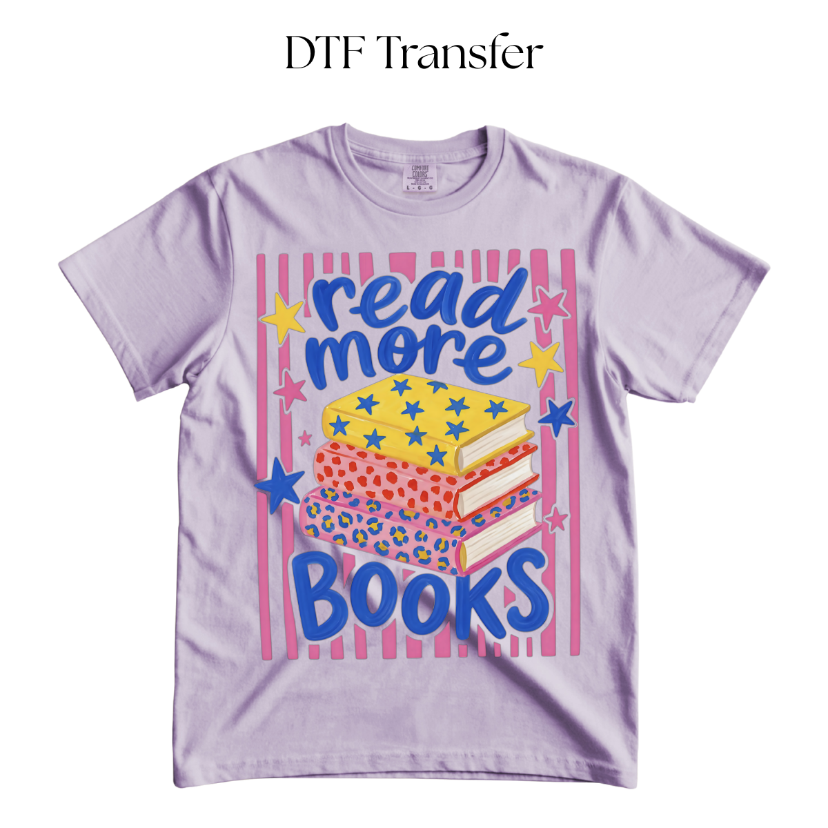Read More Books DTF Transfer