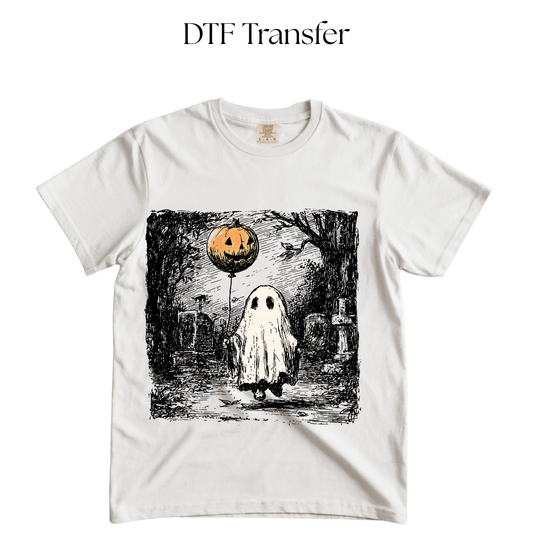 Ghostie Balloon DTF Transfer