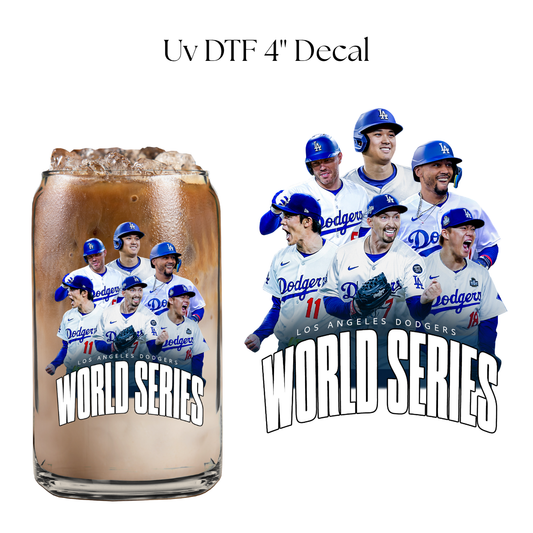 World Series Dod 4” UV DTF Decal