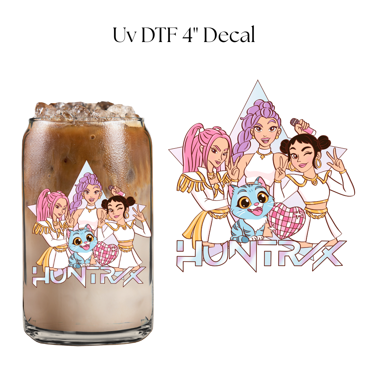 Demon Hunters Star 4” UV DTF Decal